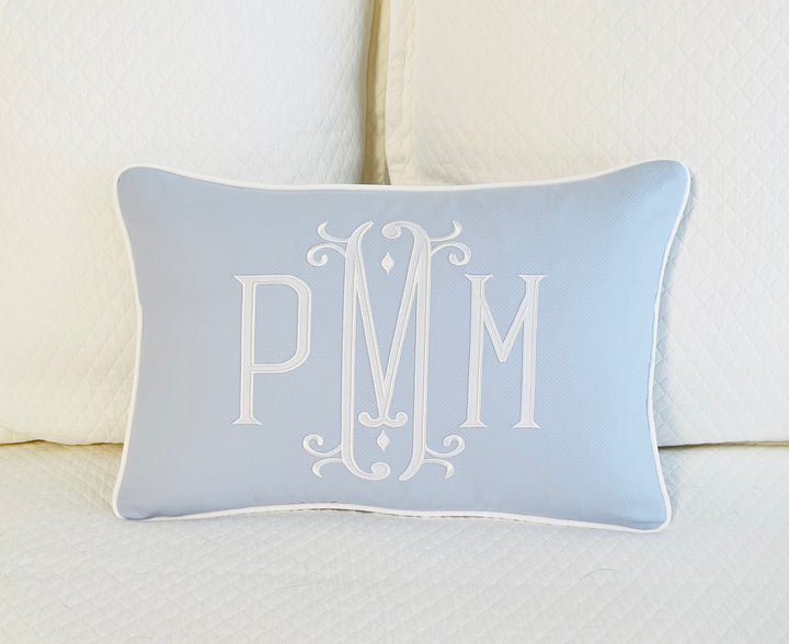 Appliqué Monogram Pillow Cover