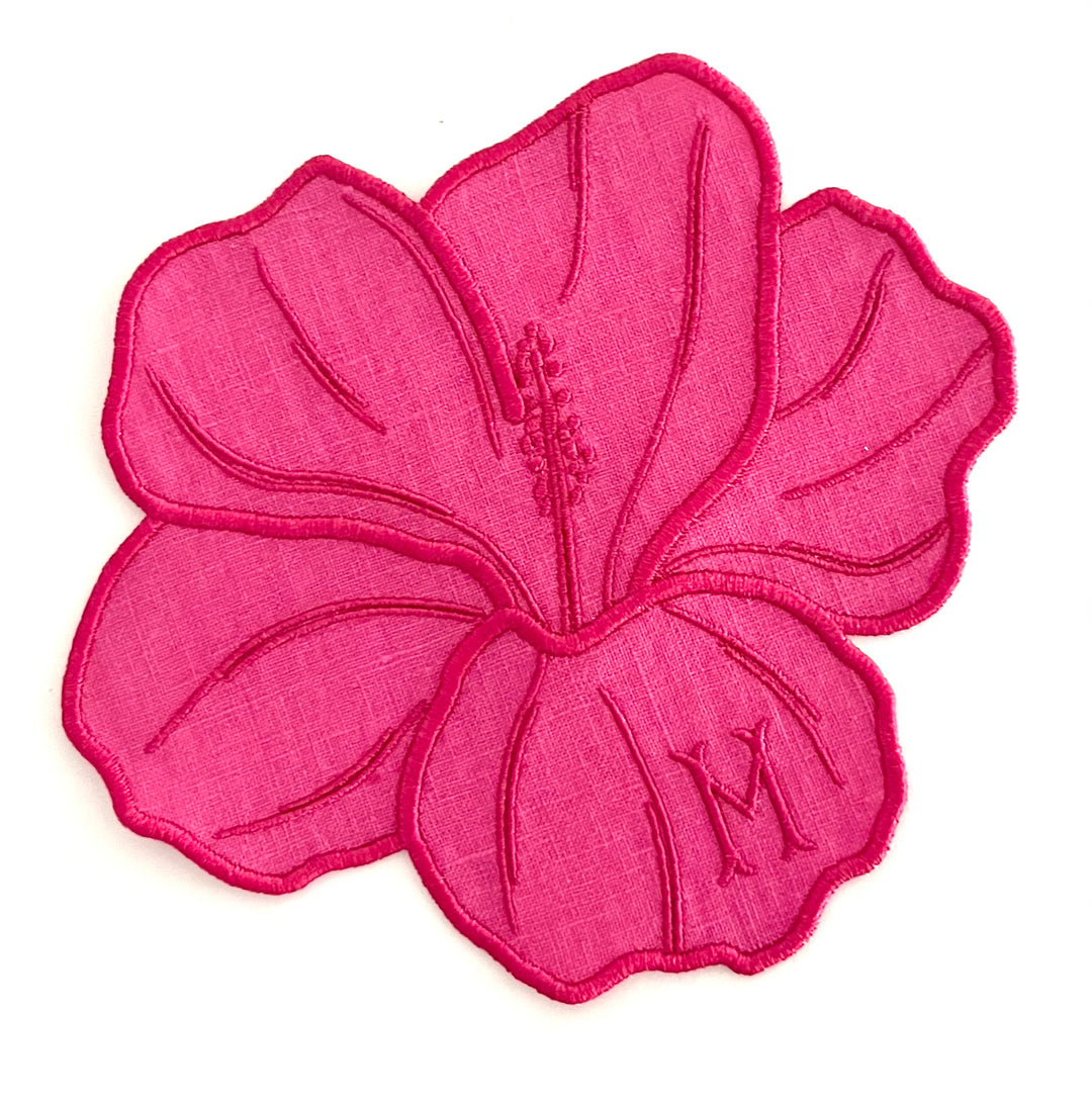 Hibiscus Cocktail Napkin - Set of 4