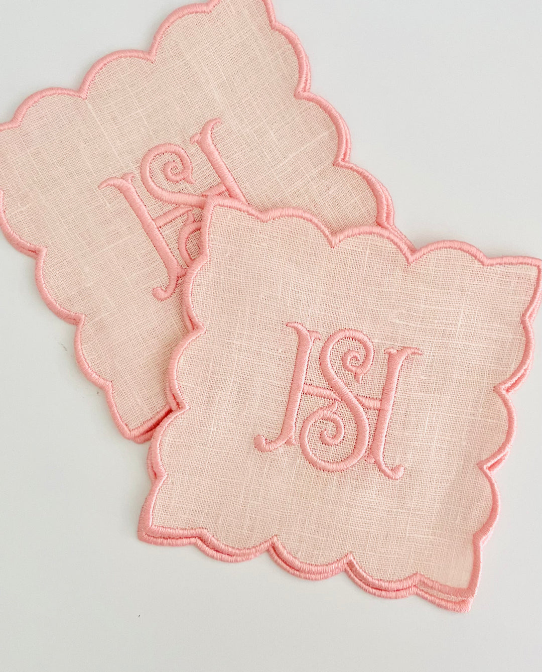 Scalloped Cocktail Napkins