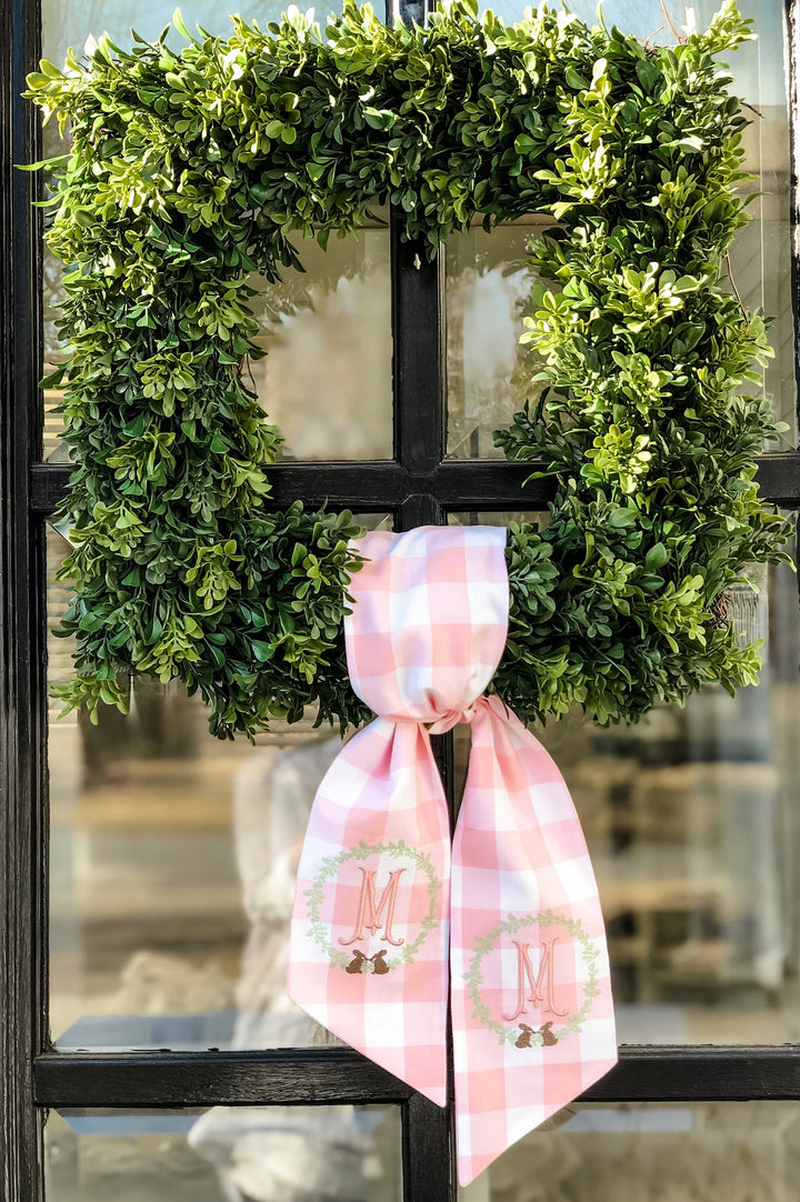 Wreath Sash - Sweet Bunnies