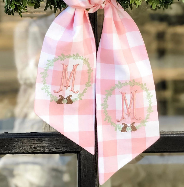 Wreath Sash - Sweet Bunnies