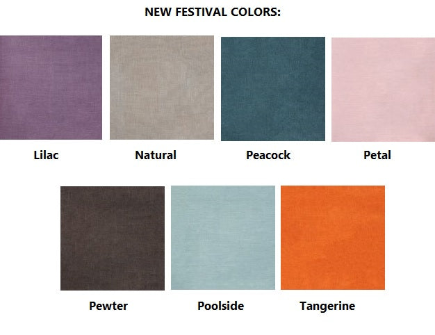Sferra Festival Linen Hemstitch Cocktail Napkins ~ Set of 4