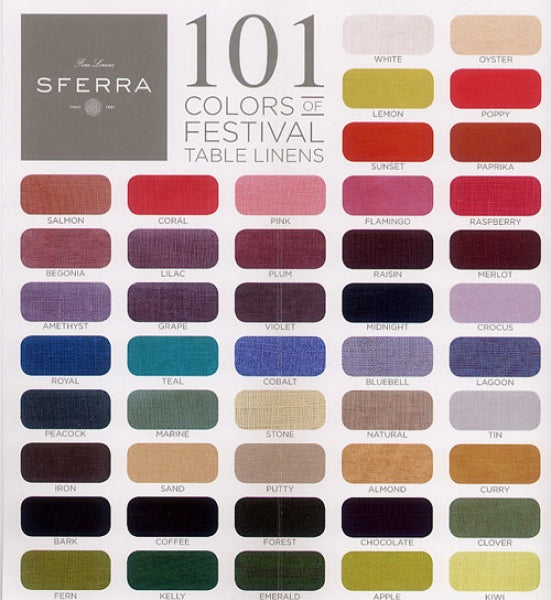 Sferra Festival Linen Hemstitch Cocktail Napkins ~ Set of 4