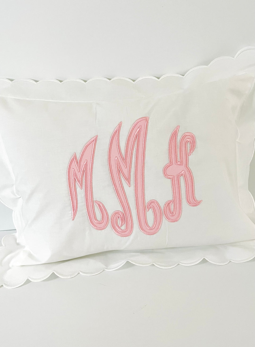 Scalloped Baby Boudoir Sham