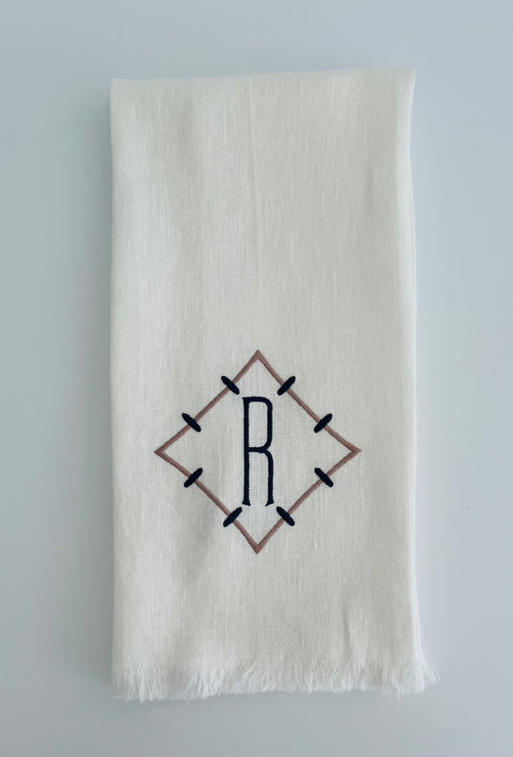 Stone Washed Linen Guest Towel