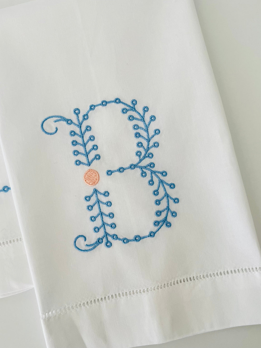 100% Cotton Hemstitch Guest Towel