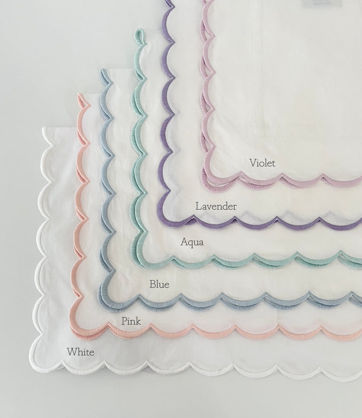 Scalloped Baby Boudoir Sham