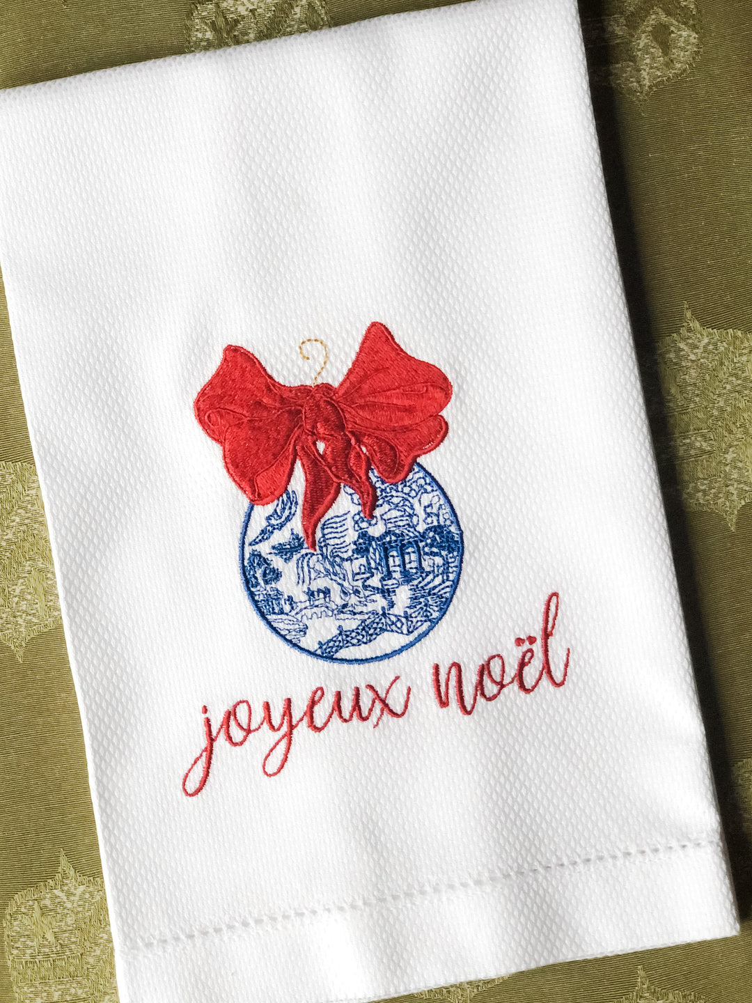 Chinoiserie Ornament Guest Towel