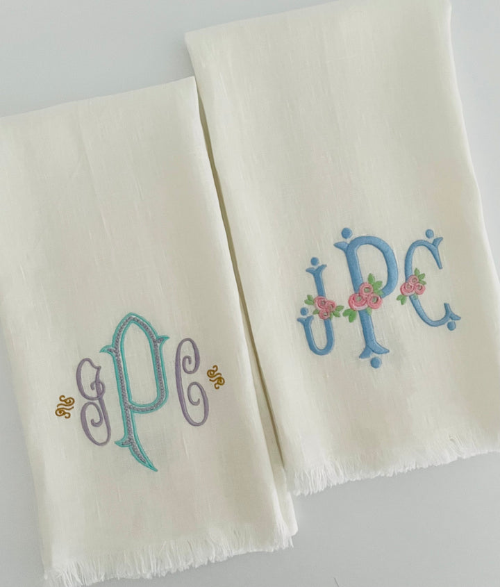 Stone Washed Linen Guest Towel