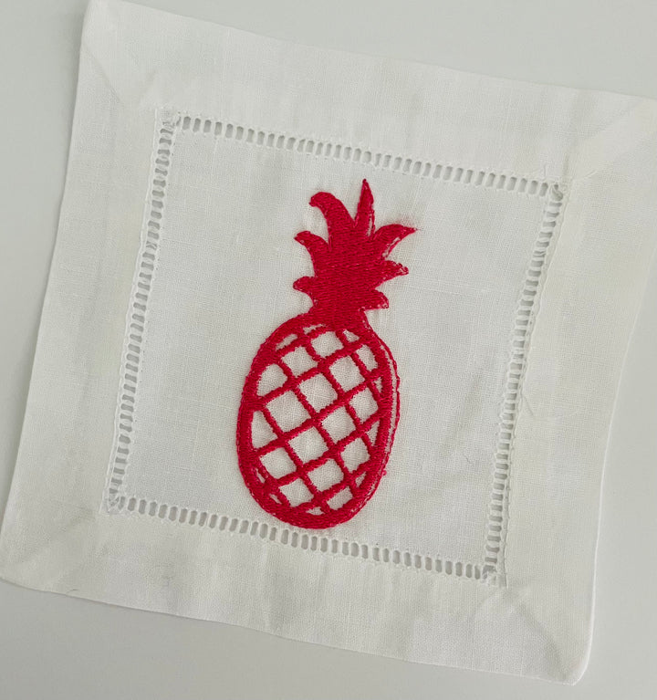 Pineapple Guest Towel and Cocktail Napkin Set