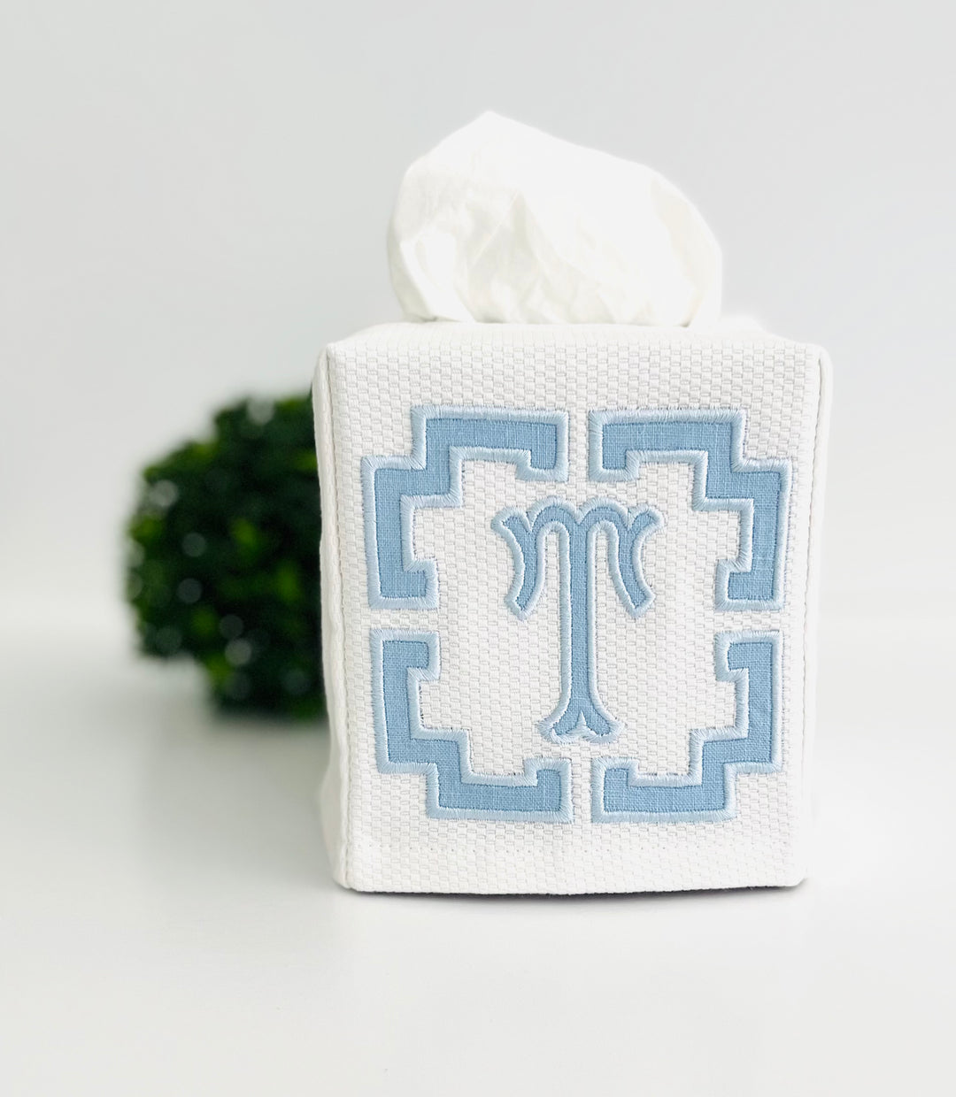 Applique Tissue Box Cover