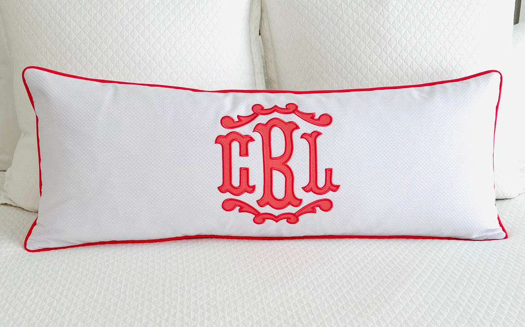 Appliqué Monogram Pillow Cover