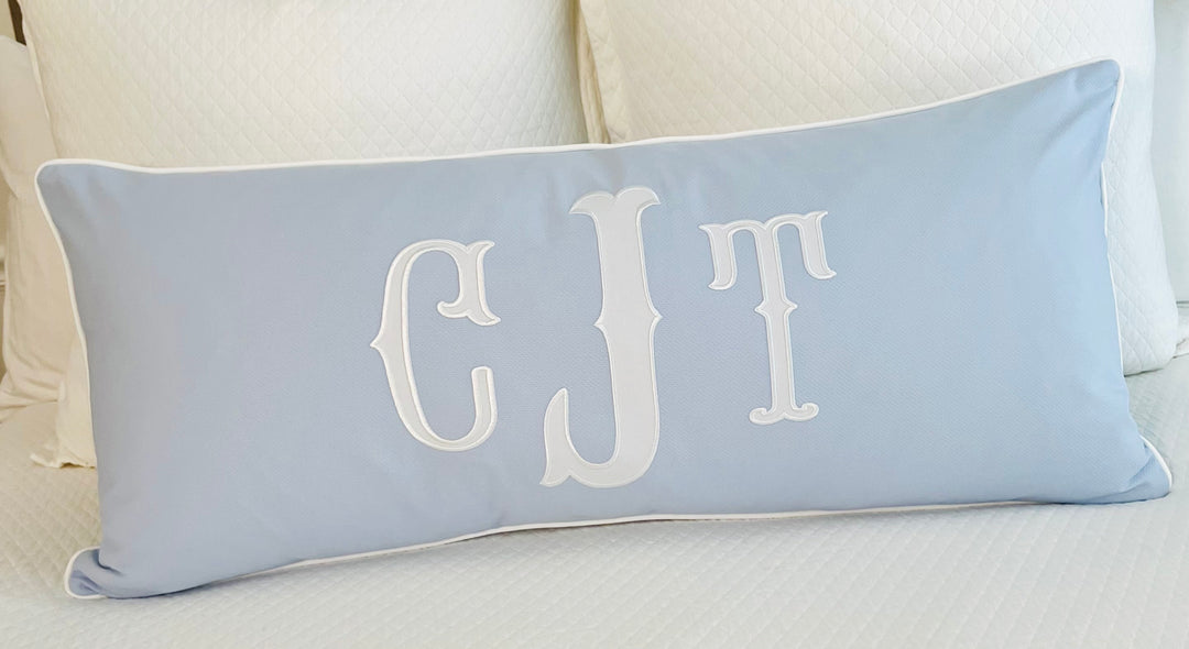 Appliqué Monogram Pillow Cover