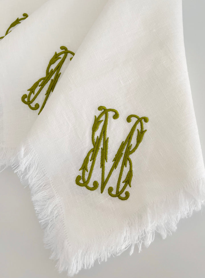 Stonewashed Linen Dinner Napkins ~ Set of 4