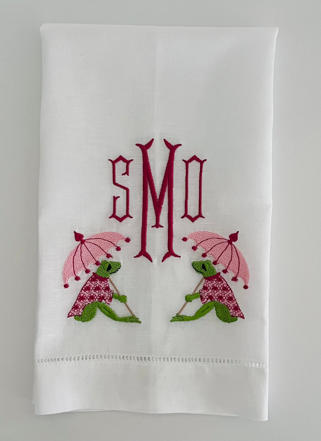 Chinois Frogs Guest Towel