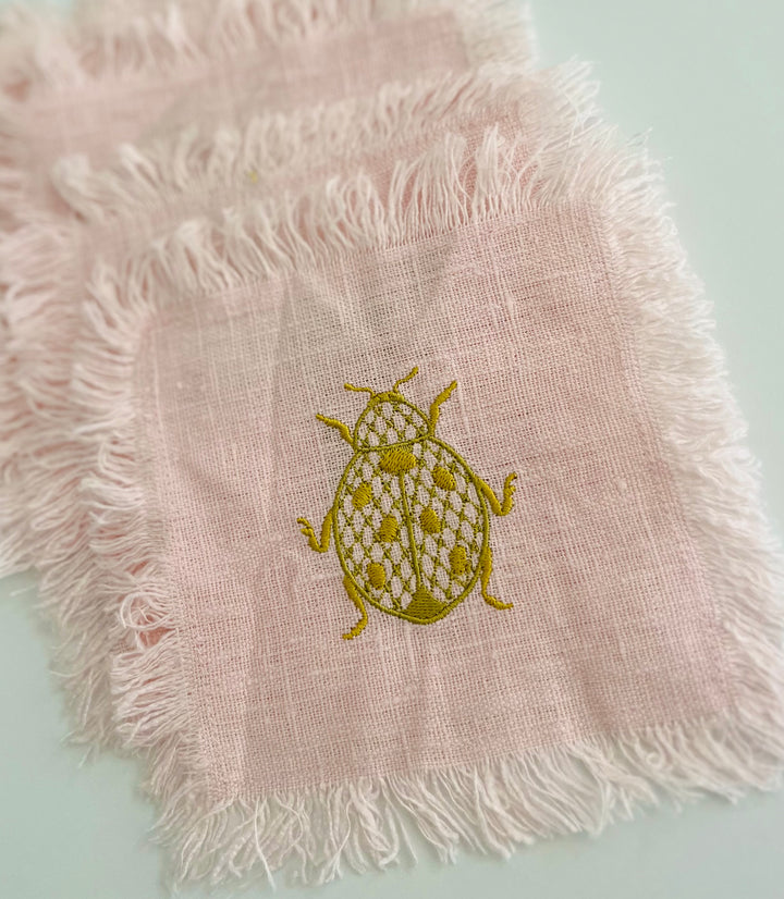 Chic Bugs Cocktail Napkins, Set of 4
