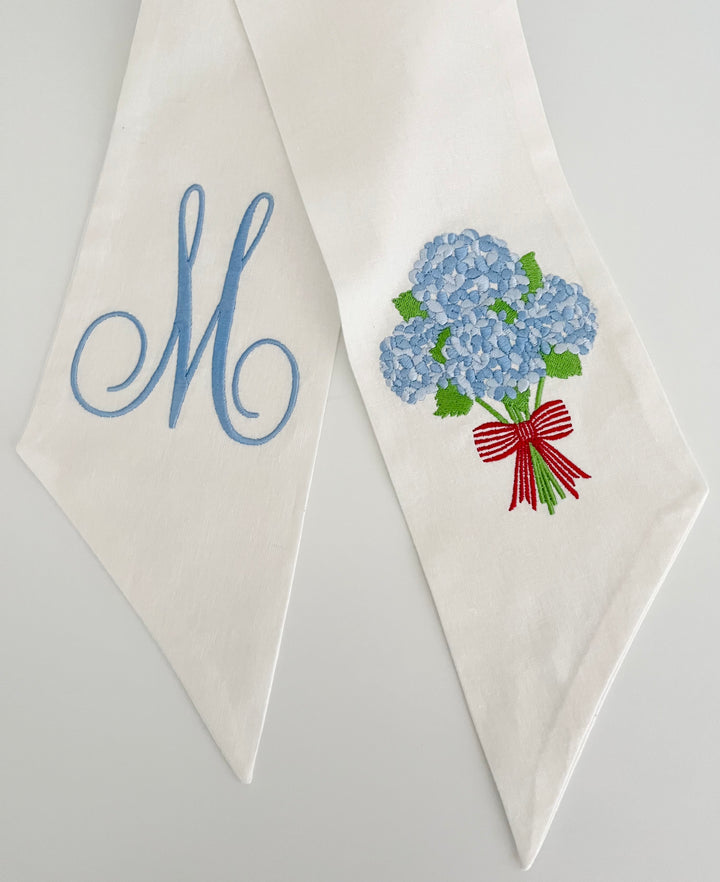 Classic Linen Wreath Sash