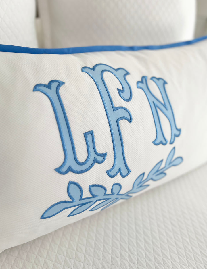 Appliqué Monogram Pillow Cover