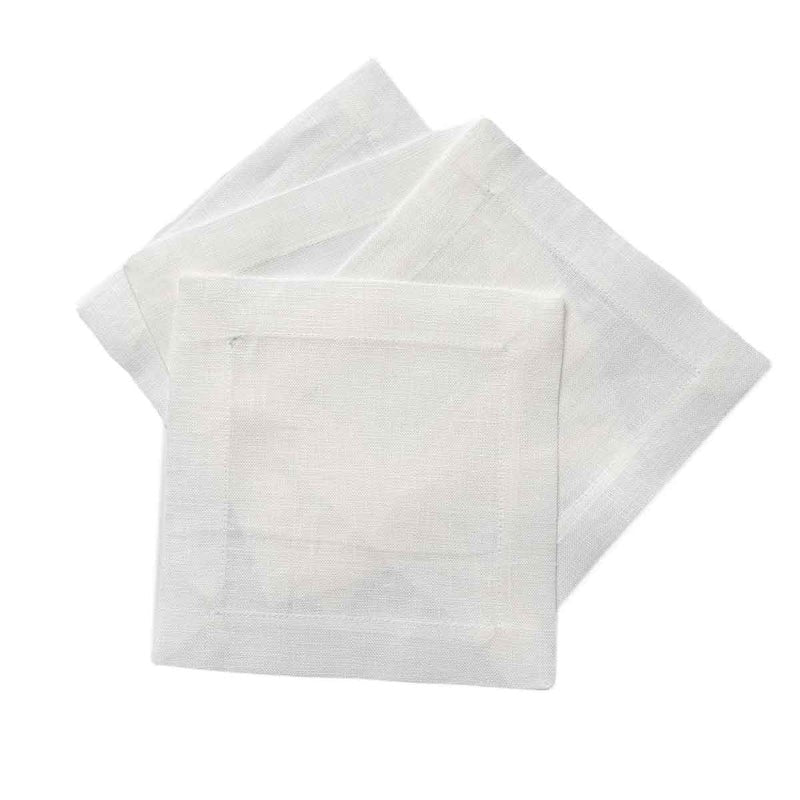 En Plain Cocktail Napkins ~ Set of 4