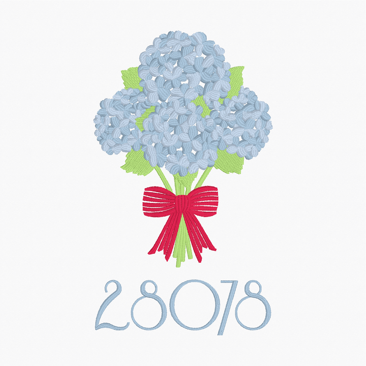 Hydrangea Bouquet Guest Towel