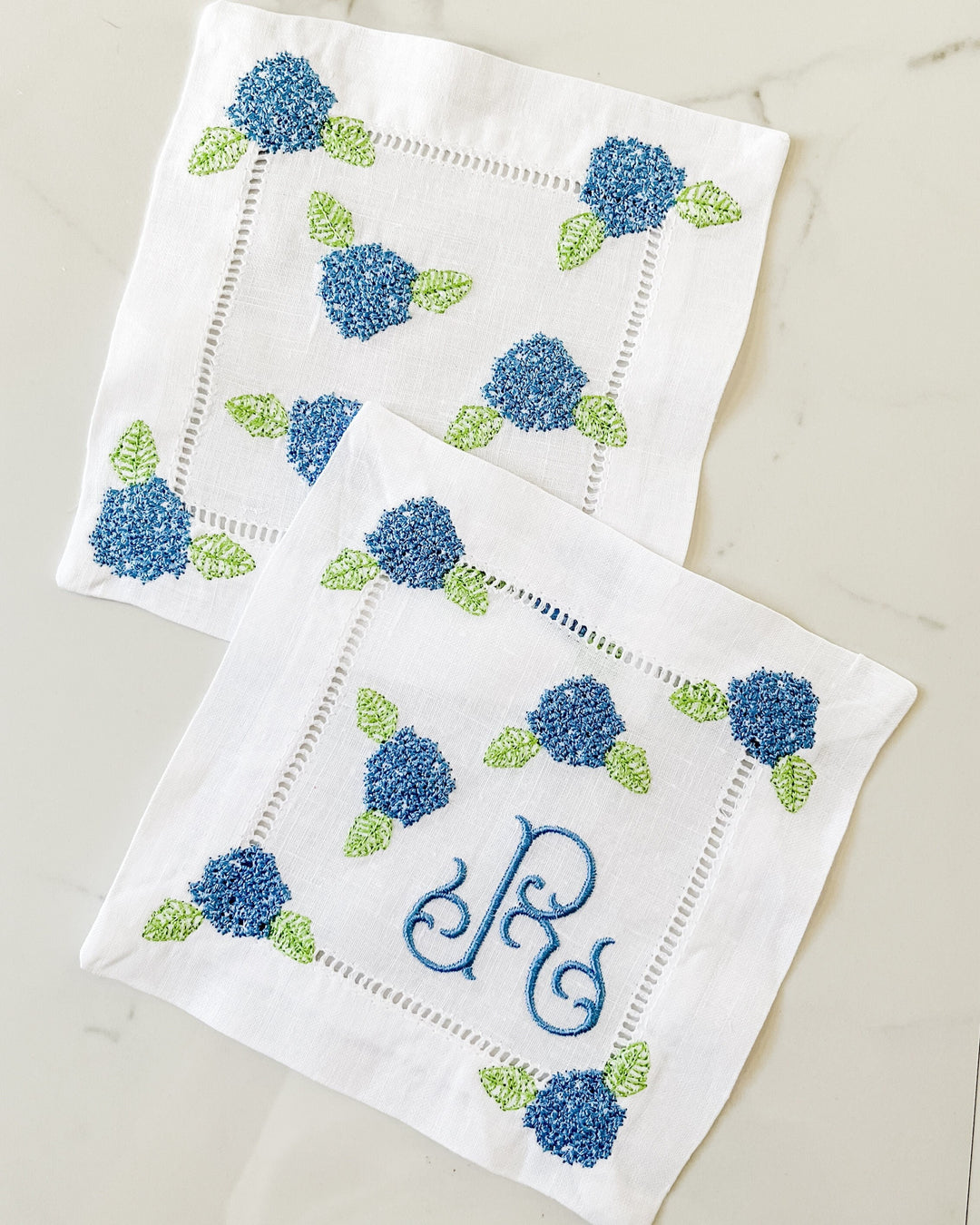 Hydrangea Cocktail Napkin, Set of 4